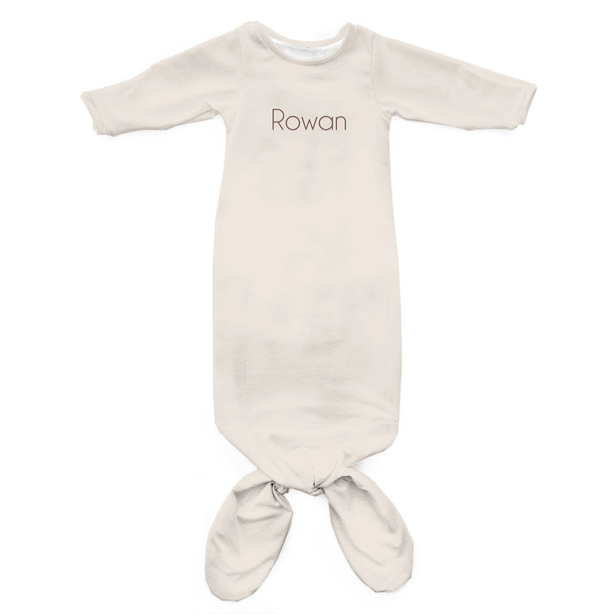 Personalized Newborn Gown | Neutrals
