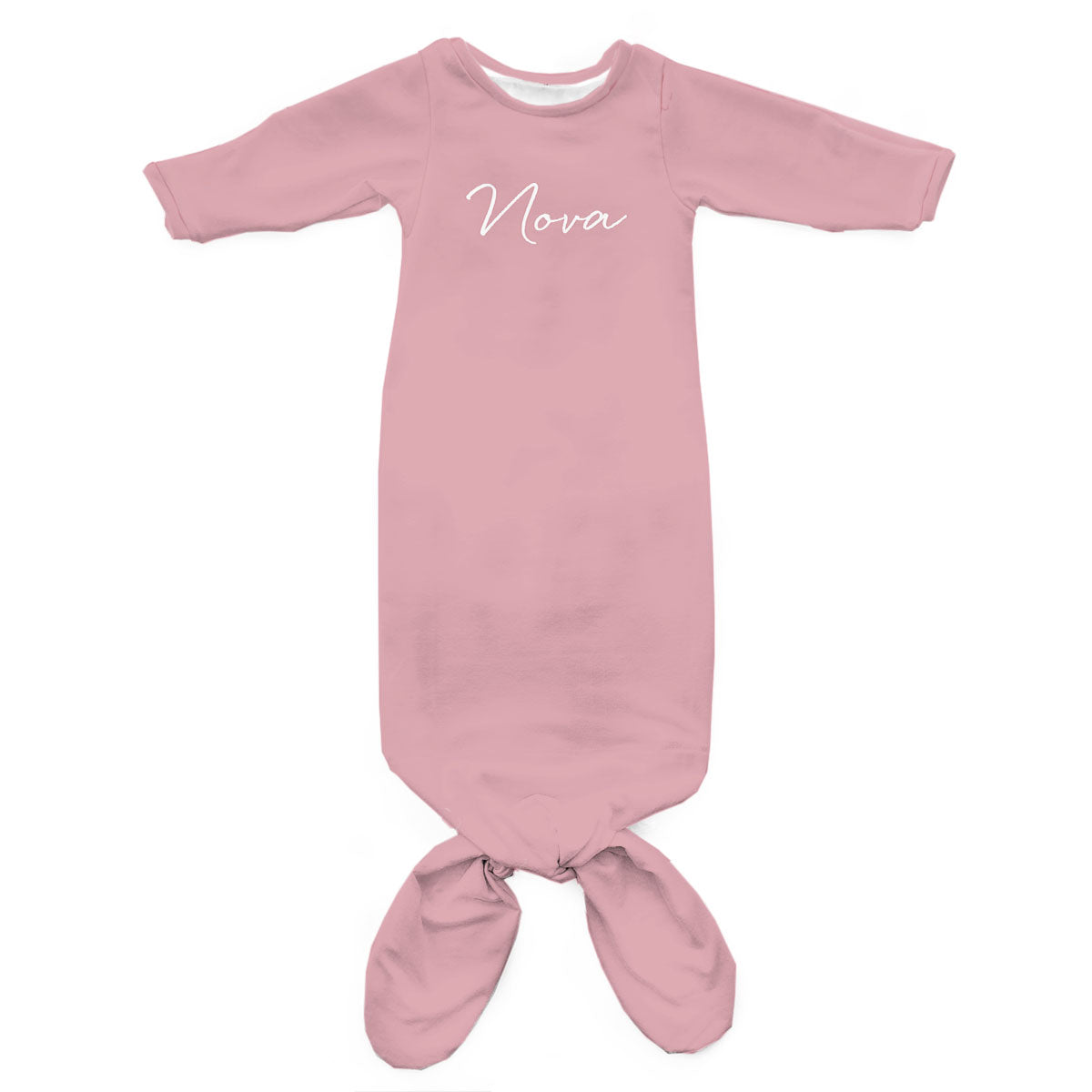 Personalized Newborn Gown | Pinks