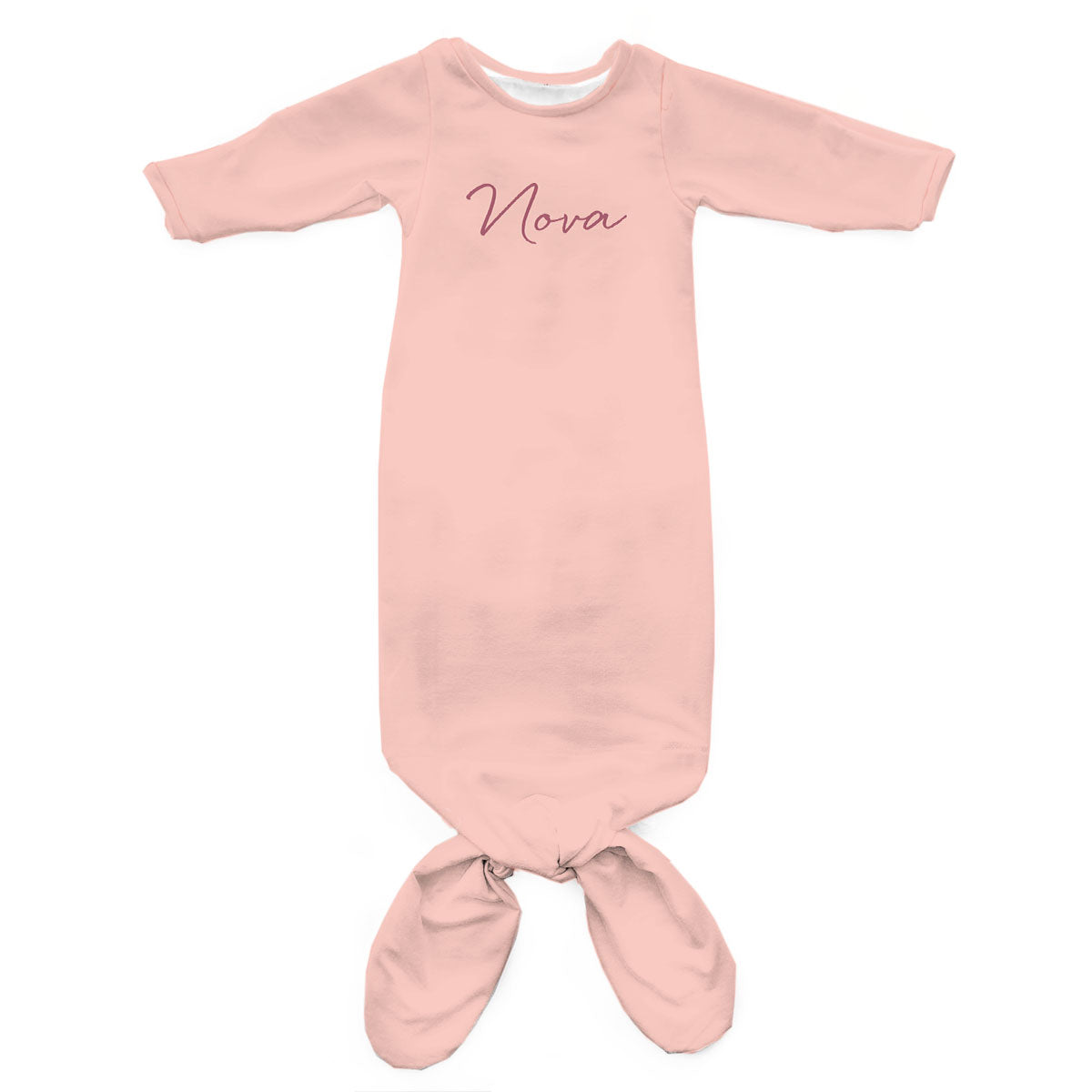Personalized Newborn Gown | Pinks