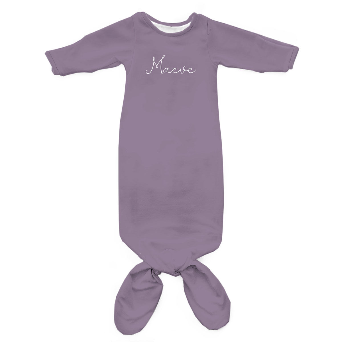 Personalized Newborn Gown | Purples