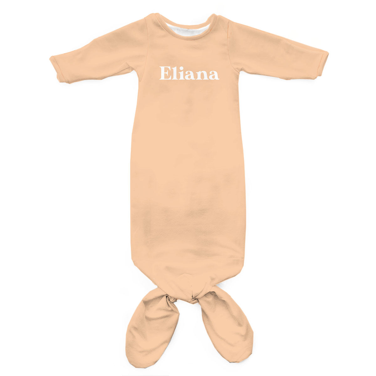 Personalized Newborn Gown | Sunset Colors