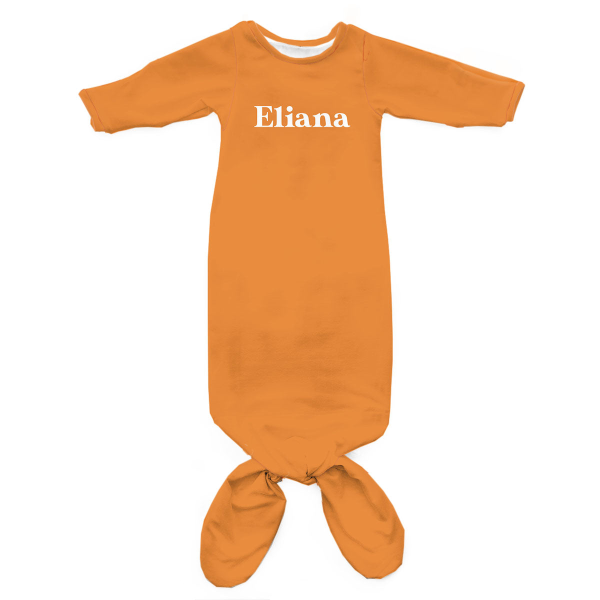 Personalized Newborn Gown | Sunset Colors