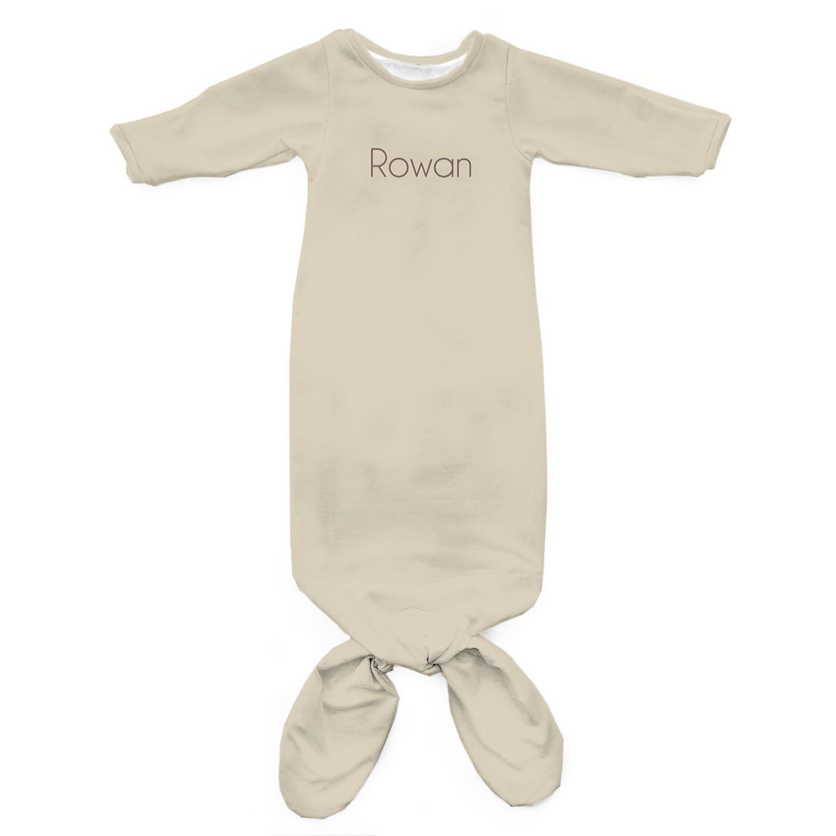Personalized Newborn Gown | Neutrals