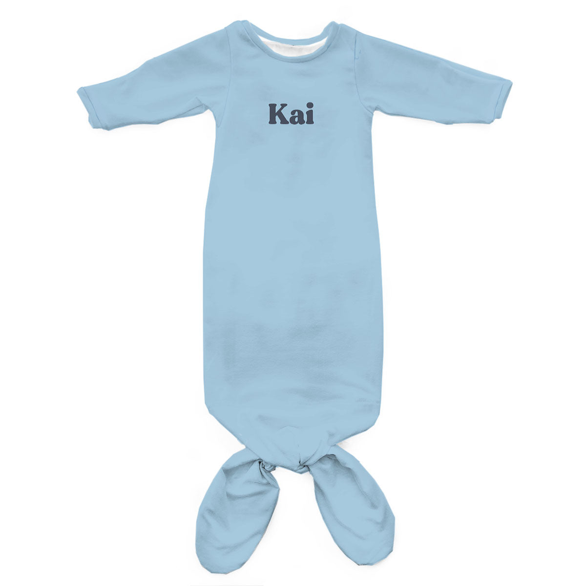 Personalized Newborn Gown | Blues