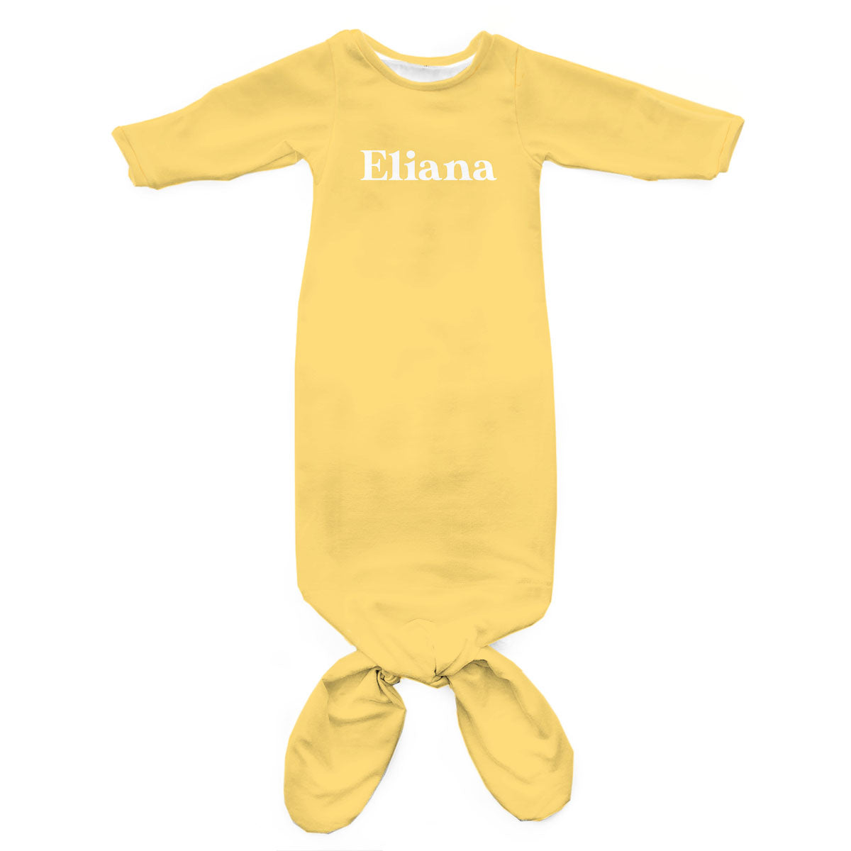 Personalized Newborn Gown | Sunset Colors