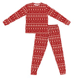 Mens Christmas Cloudwear {Cozy Loungewear} | Brick Red Sweater Perfection