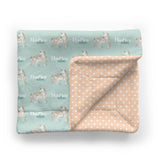 Personalized Minky Blanket | My Little Unicorn