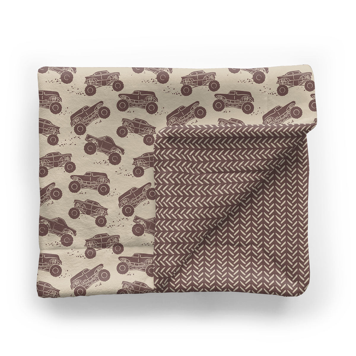 Kids Minky Blanket | Monster Truck Rally