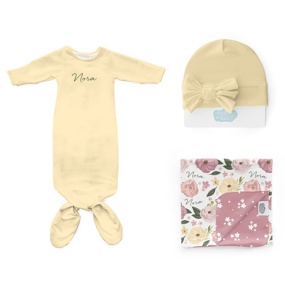 Personalized Newborn Bundle | Bella Flora