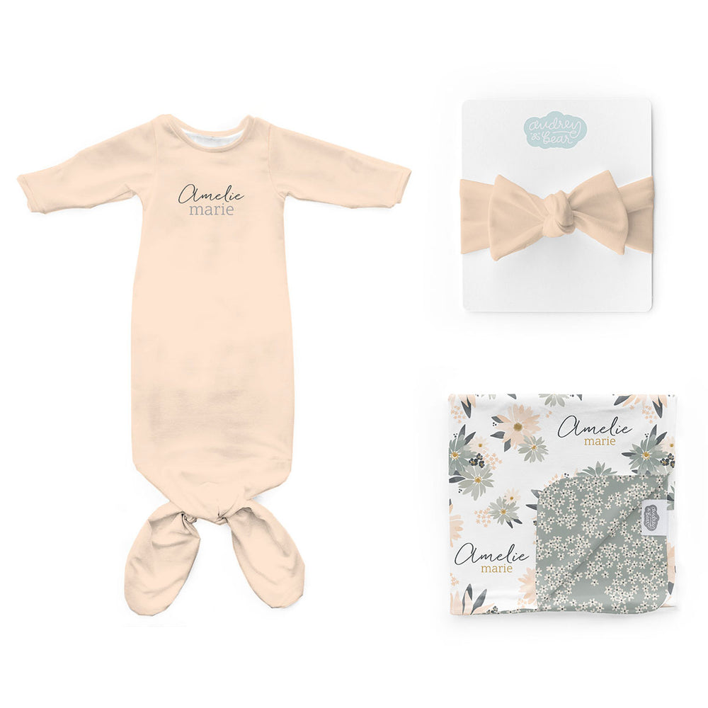 Personalized Newborn Bundle | Blooming Spring