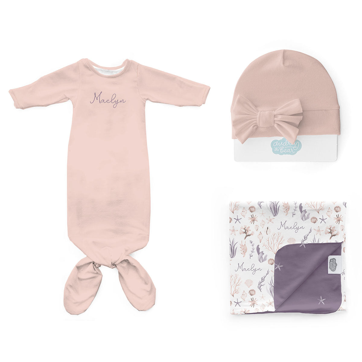 Personalized Newborn Bundle | Seaside Treasures