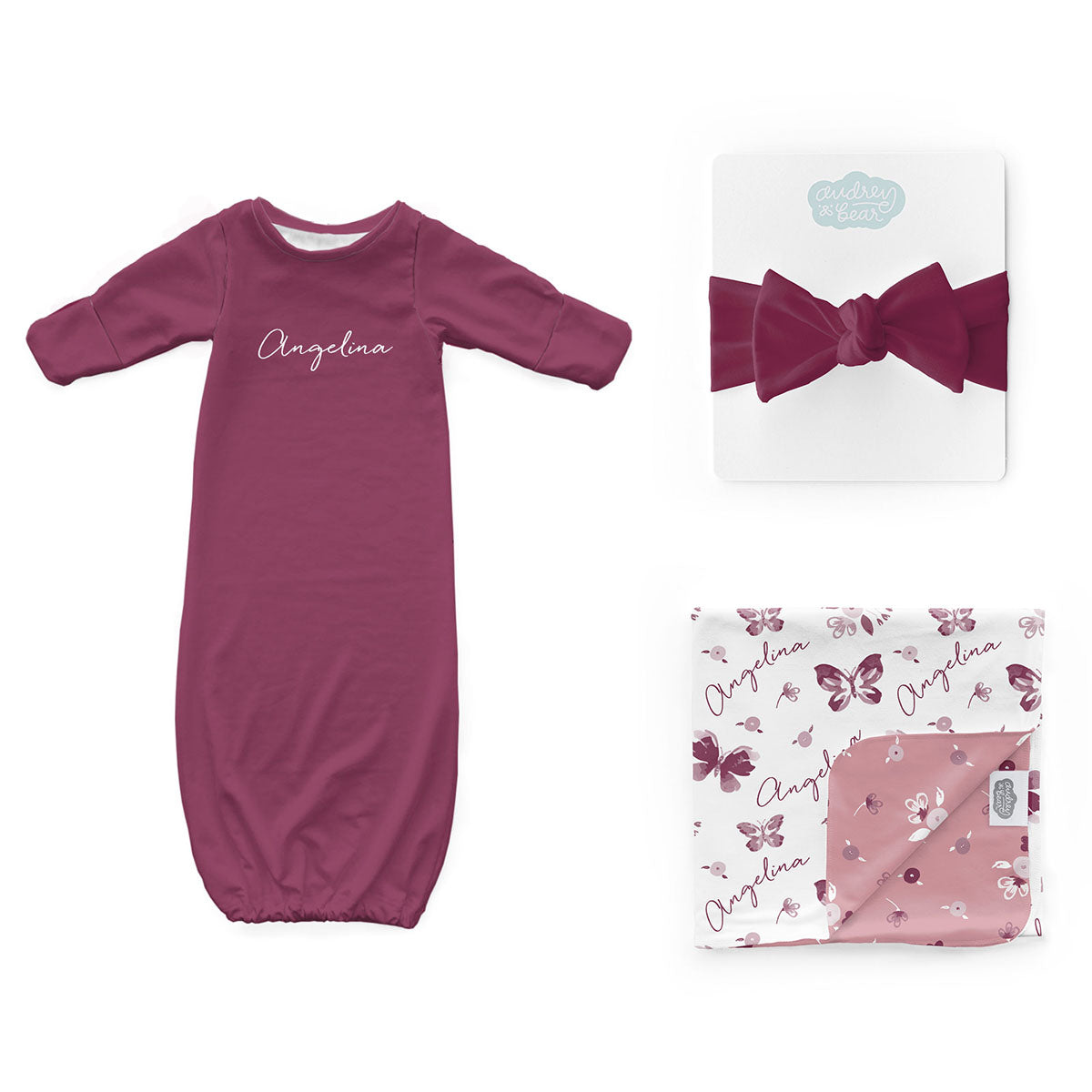 Personalized Newborn Bundle | Summer Butterfly