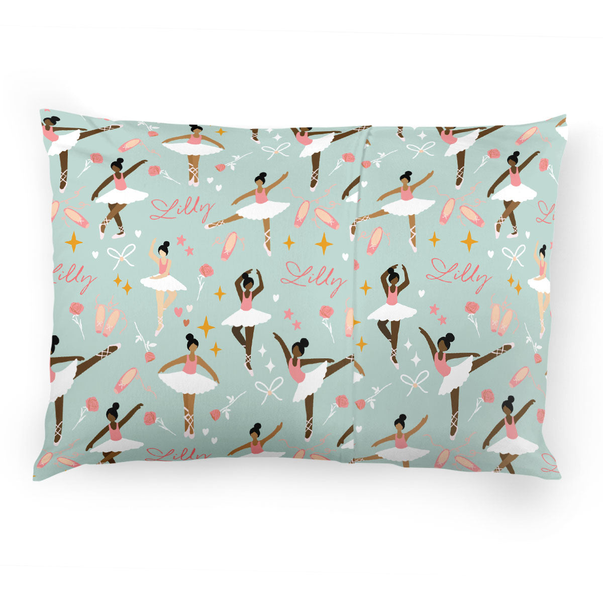 Personalized  Pillow Case | Balancing Ballerina
