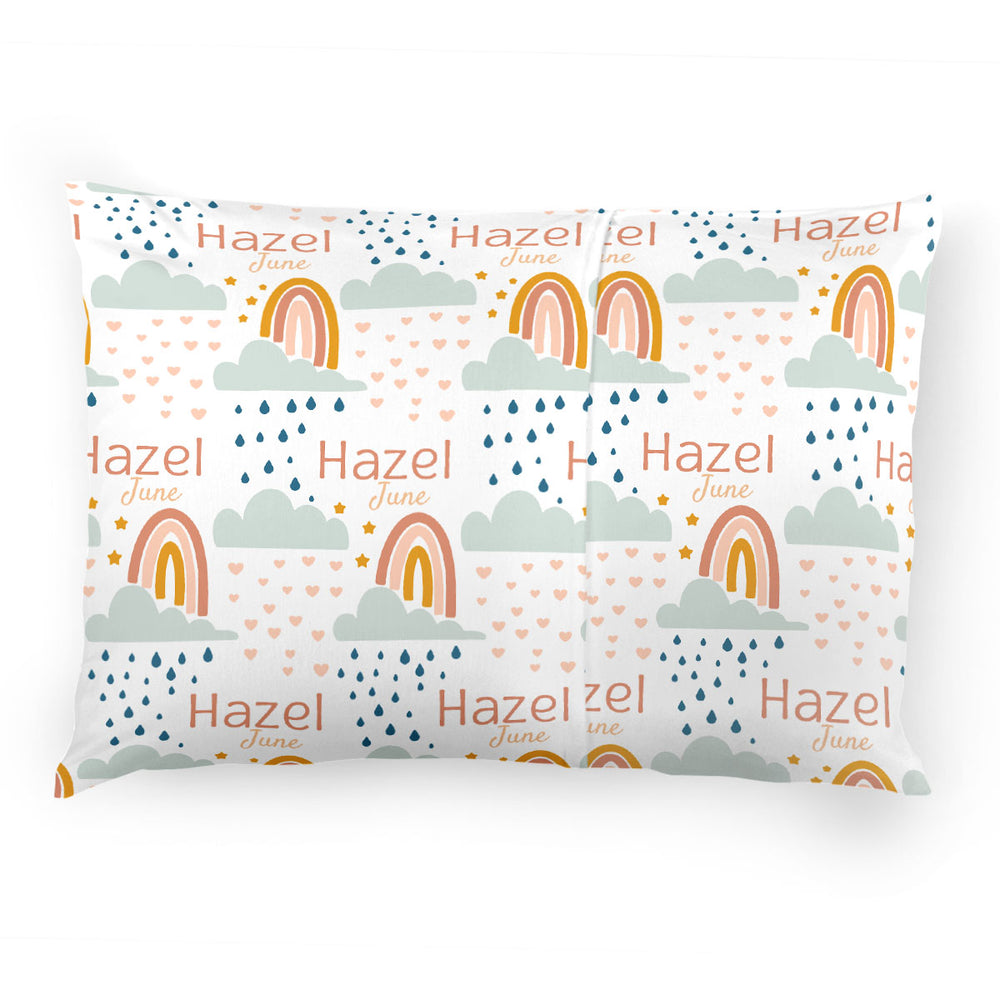Personalized Pillow Case | Rainbow Wishes