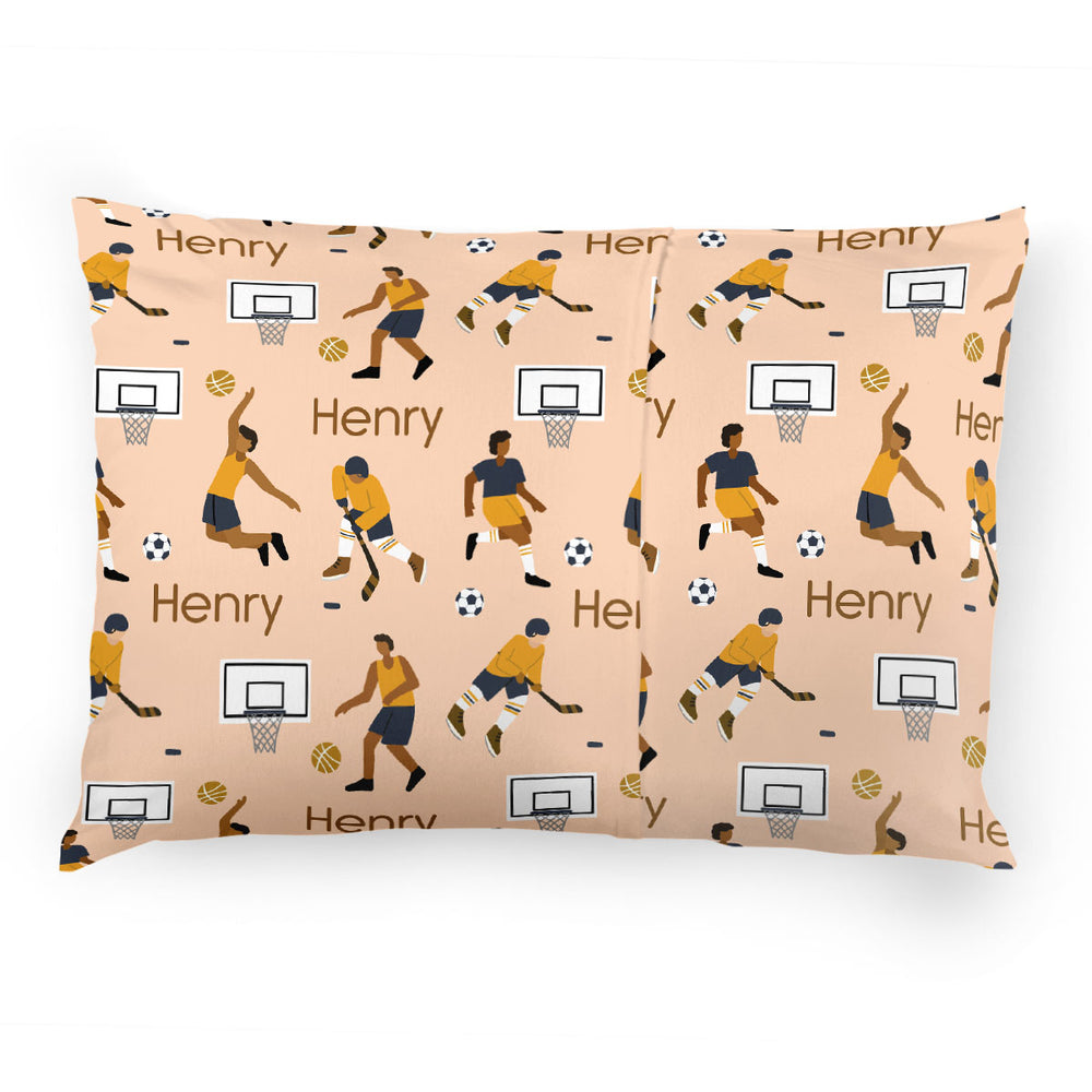 Personalized  Pillow Case | Sports Arena