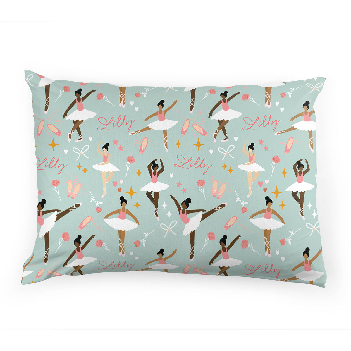 Personalized  Pillow Case | Balancing Ballerina