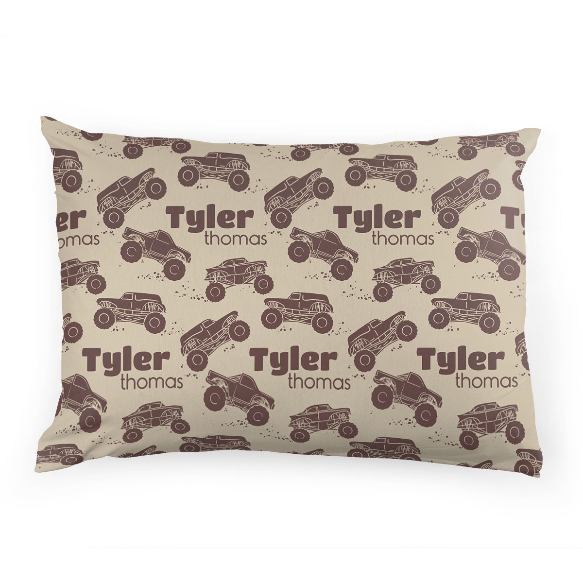 Personalized Pillow Case | Monster Truck Rally