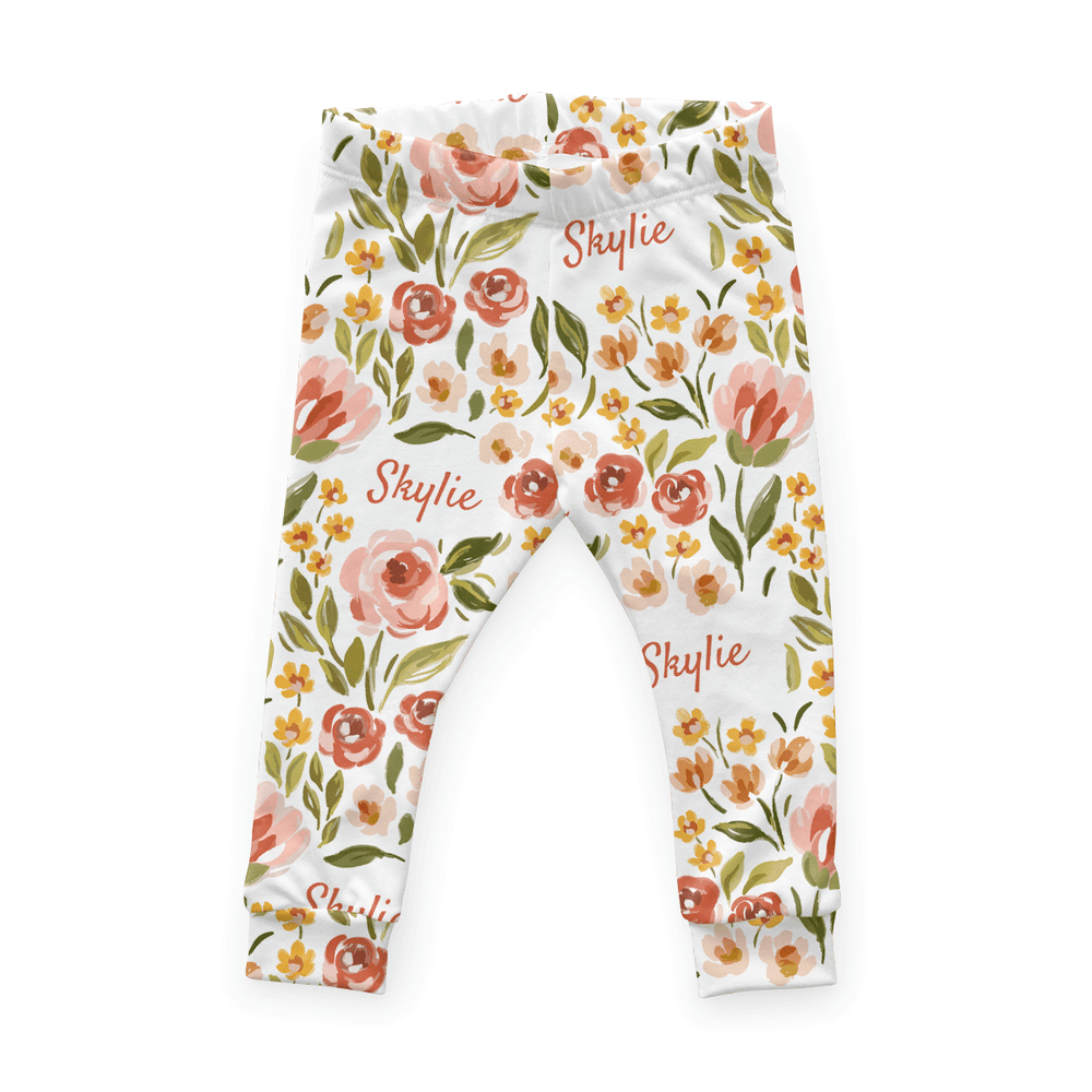 Personalized Cloudwear {Baby + Kid Loungewear} | Spring Tulip