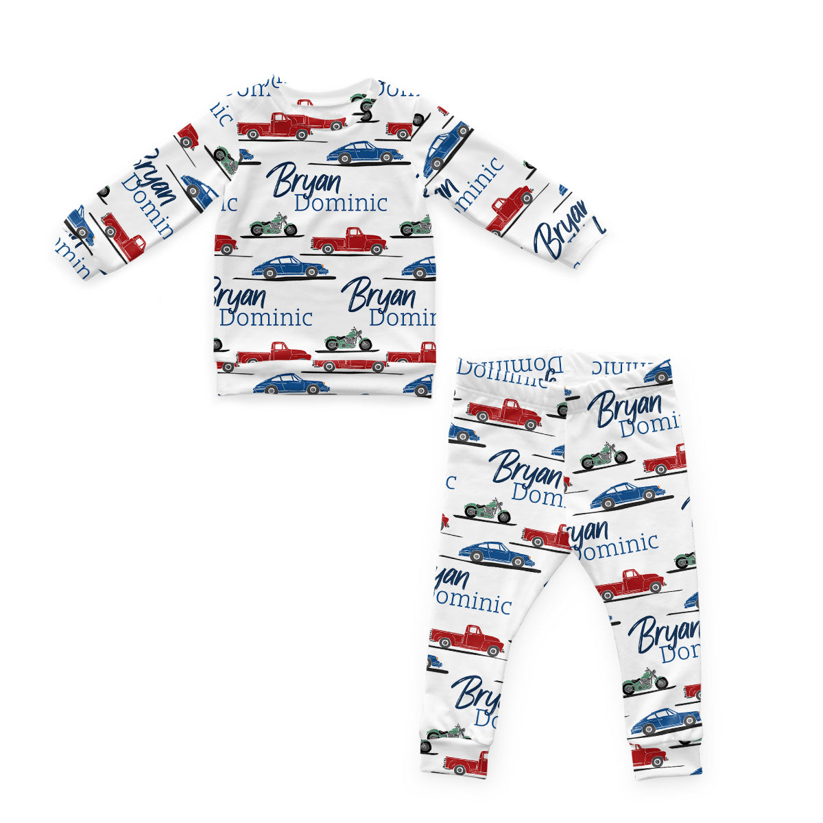 Personalized Cloudwear {Baby + Kid Loungewear} | Car Show