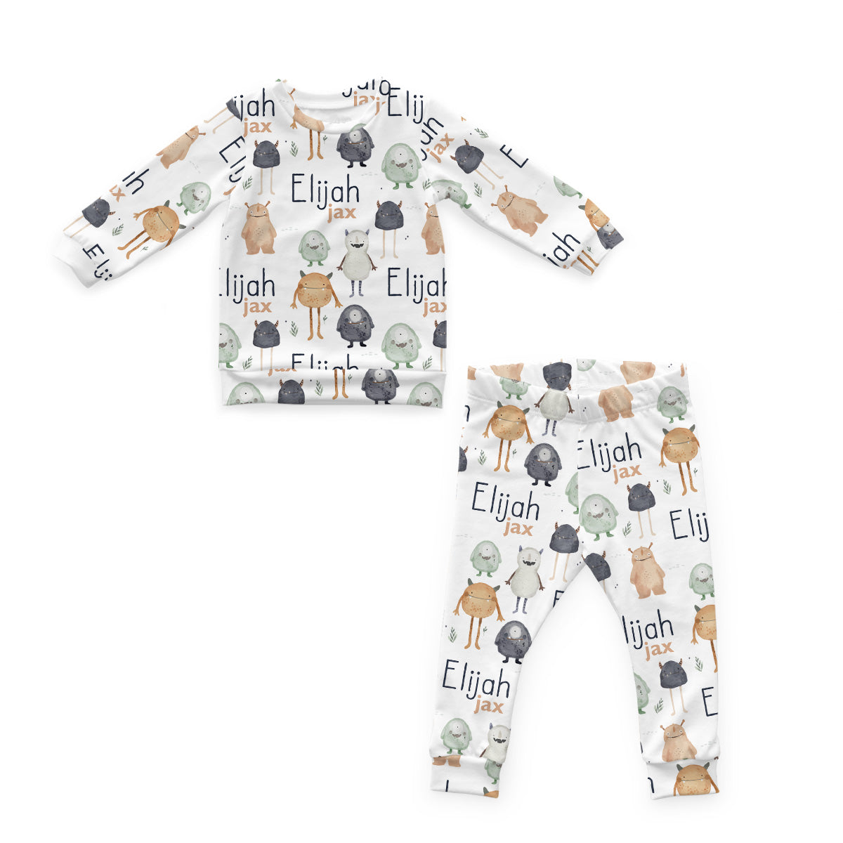 Personalized Cloudwear {Baby + Kid Loungewear} | Monster Mash