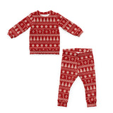 Cloudwear {Baby + Kids Loungewear} | Brick Red Sweater Perfection