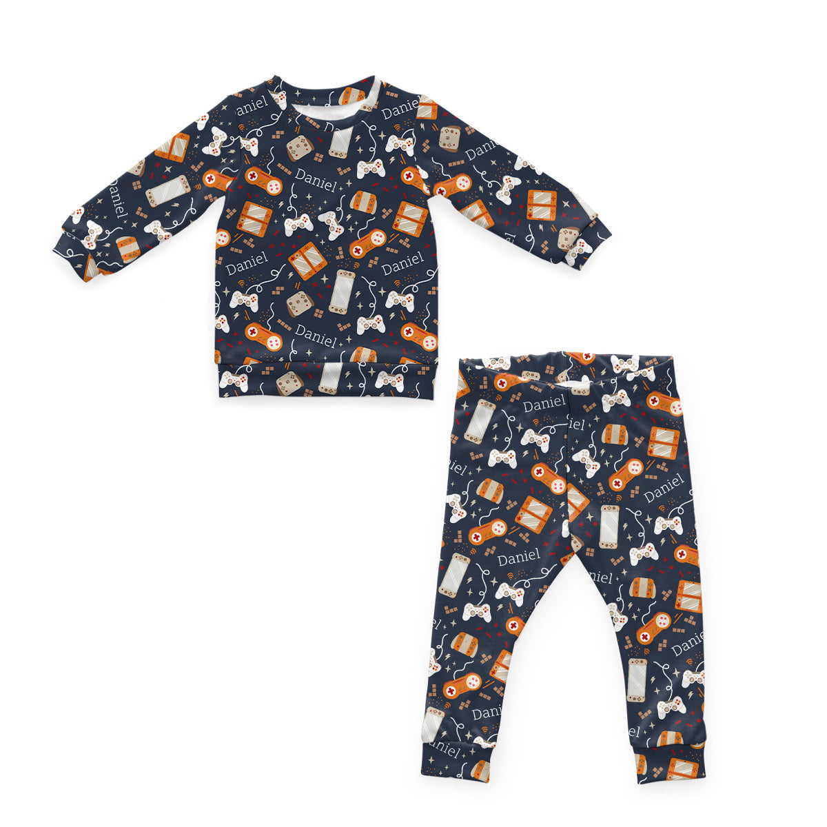 Personalized Cloudwear {Baby + Kid Loungewear} |  Video Game Night