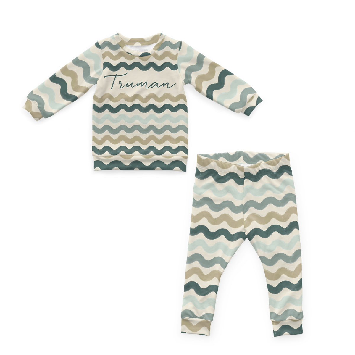 Personalized Cloudwear {Baby + Kid Loungewear} | Warm Waves