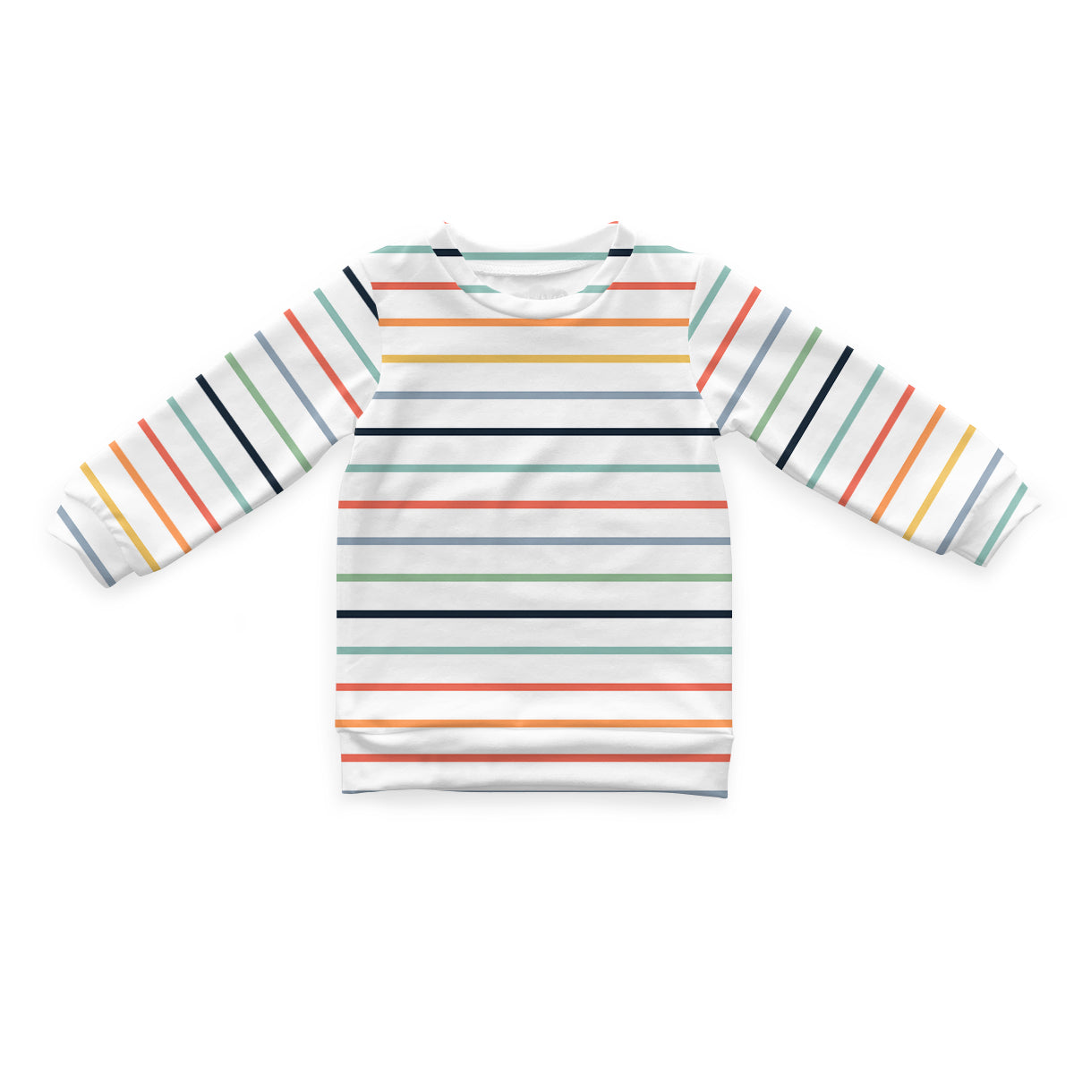 Cloudwear {Baby Loungewear} | Primary Stripes