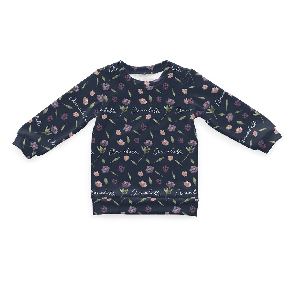 Personalized Cloudwear {Baby + Kid Loungewear} | Winter Floral
