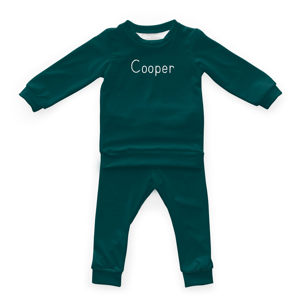 Personalized Cloudwear {Baby Loungewear} | Greens