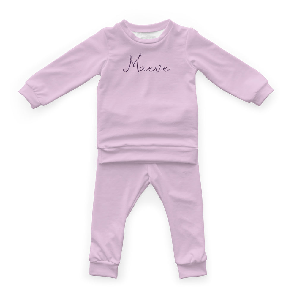 Personalized Cloudwear {Baby Loungewear} | Purples