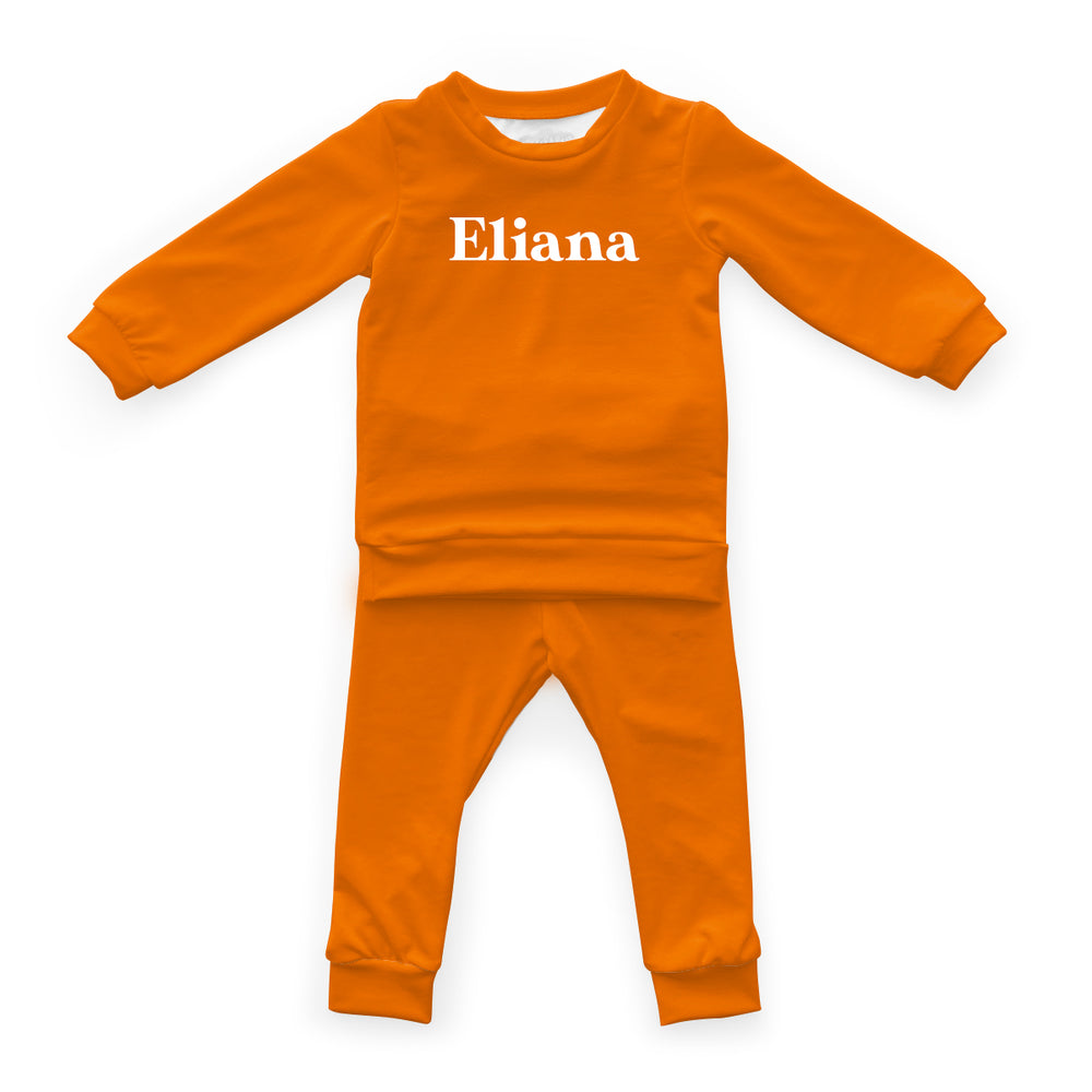 Personalized Cloudwear {Baby Loungewear} | Sunset Colors