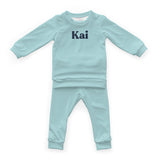 Personalized Cloudwear {Baby Loungewear} | Blues