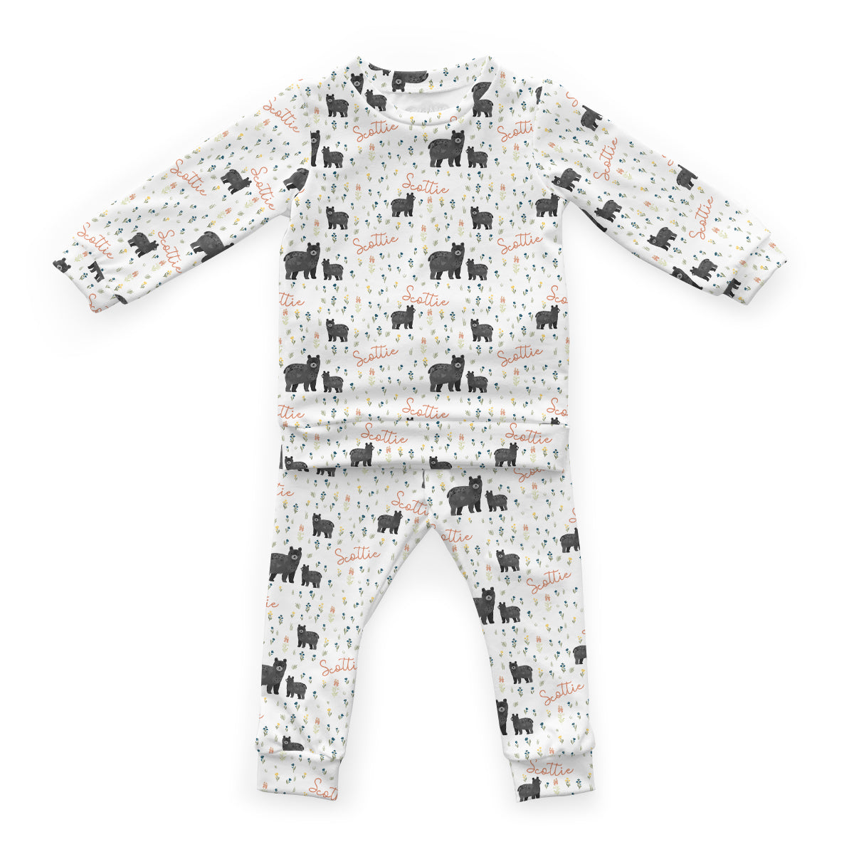 Personalized Cloudwear {Baby Loungewear} | Baby Bear Meadow