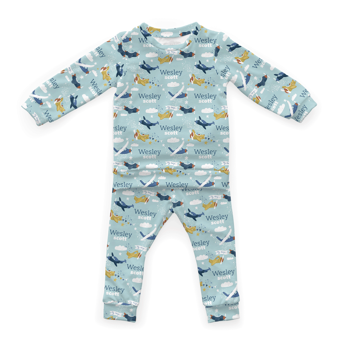 Personalized Cloudwear {Baby + Kid Loungewear} | Fly High