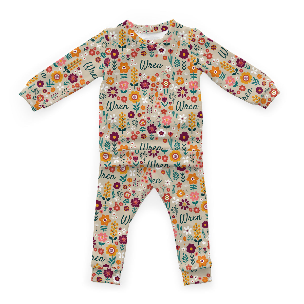 Personalized Cloudwear {Baby + Kid Loungewear} | Folksy Floral