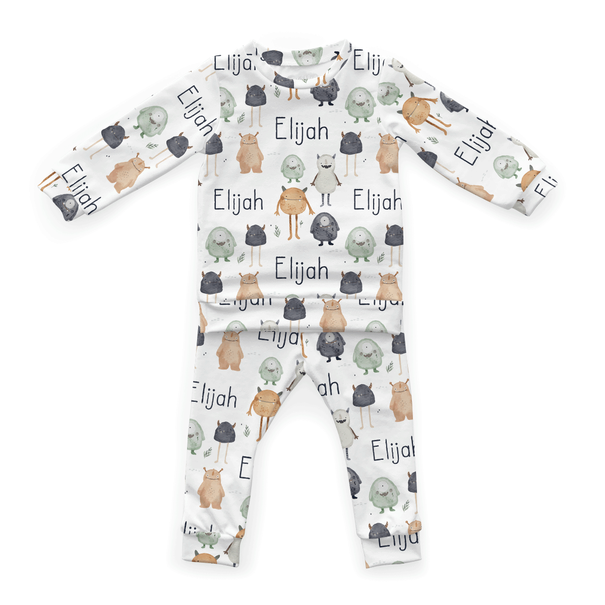 Personalized Cloudwear {Baby + Kid Loungewear} | Monster mash
