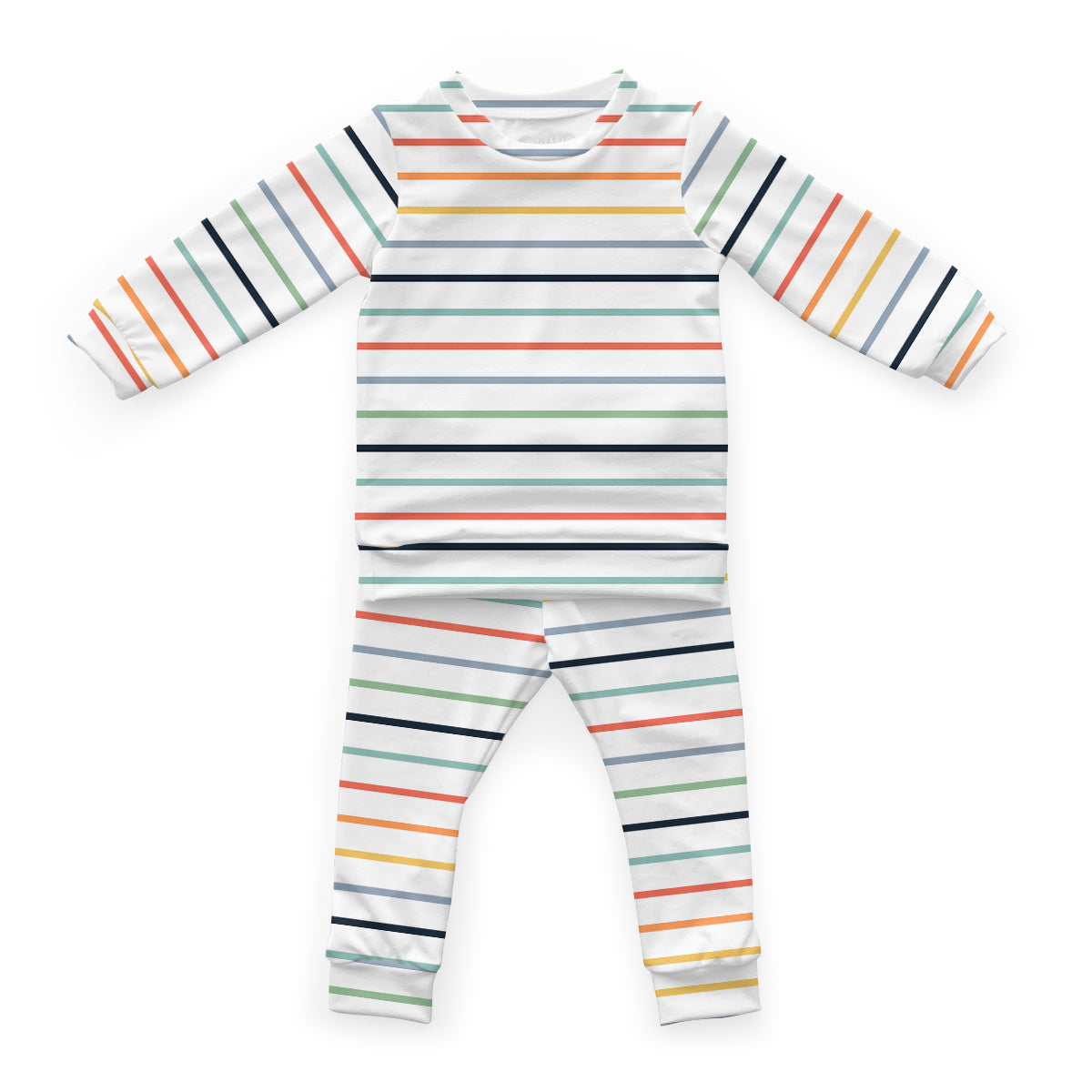 Cloudwear {Baby Loungewear} | Primary Stripes