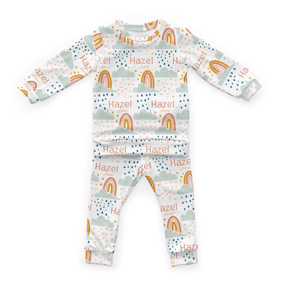 Personalized Cloudwear {Baby + Kid Loungewear} | Rainbow Wishes