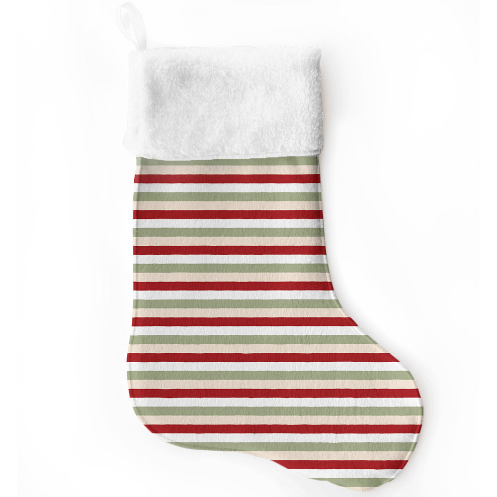 Christmas Stocking | Christmas Stripe