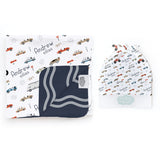 Personalized Swaddle & Hat Set | Speedway