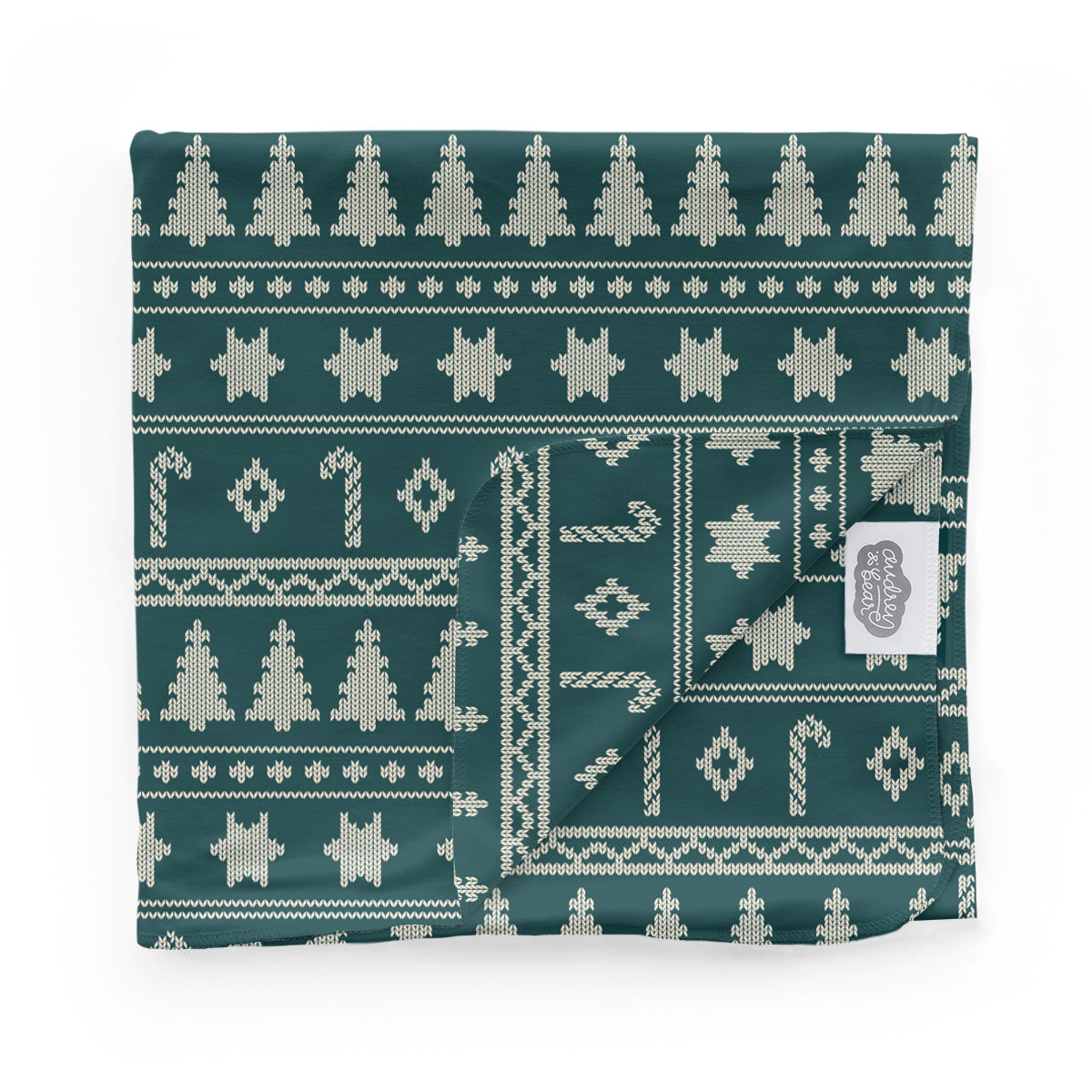 Swaddle Blanket | Dark Emerald Sweater Perfection