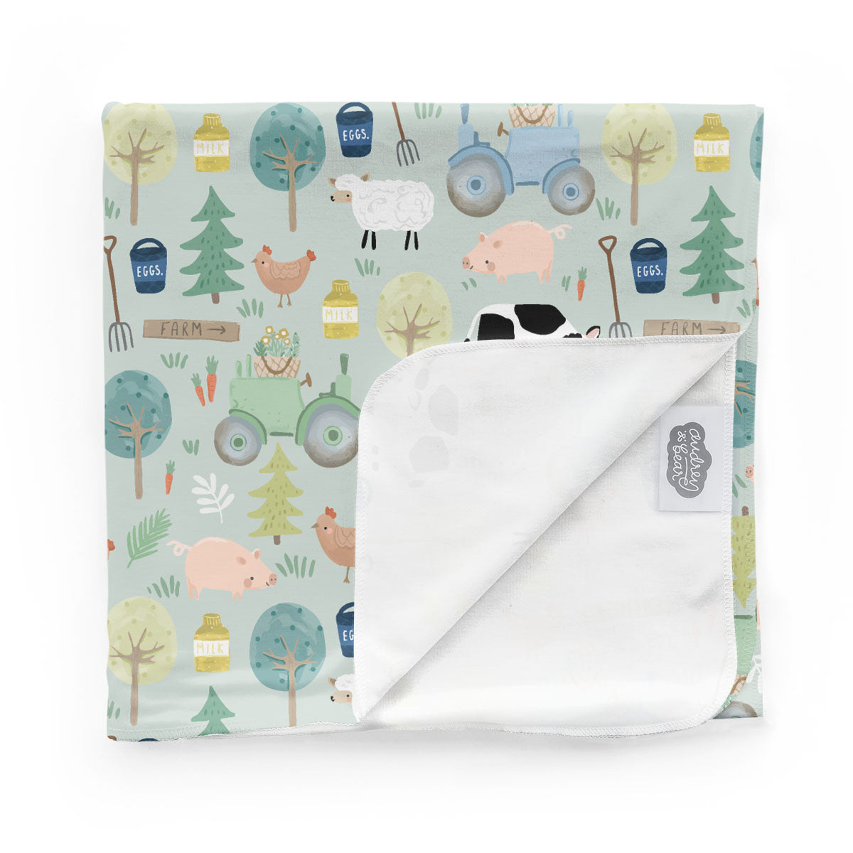 Swaddle Blanket | Farmyard