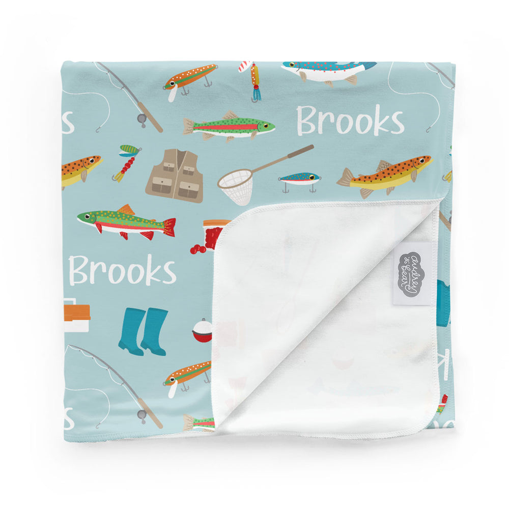 Personalized Swaddle & Hat Set | Jumping Jigs