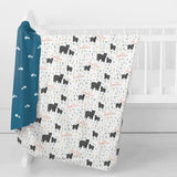 Personalized Swaddle Blanket | Baby Bear Meadow