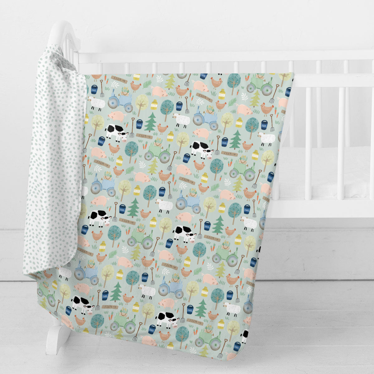 Swaddle Blanket | Farmyard