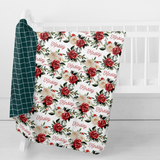 Personalized Swaddle Blanket | Mistletoe Magic