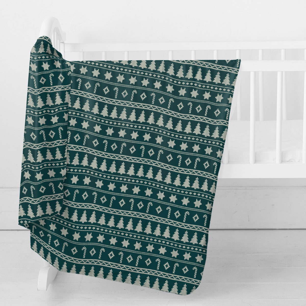 Swaddle Blanket | Dark Emerald Sweater Perfection