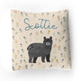 Stretchy Knit/Sherpa Throw Pillow | Baby Bear Meadow