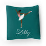 Personalized  Throw Pillow | Balancing Ballerina